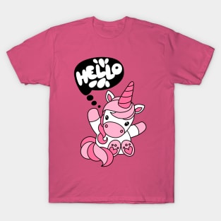 Hello unicorn T-Shirt